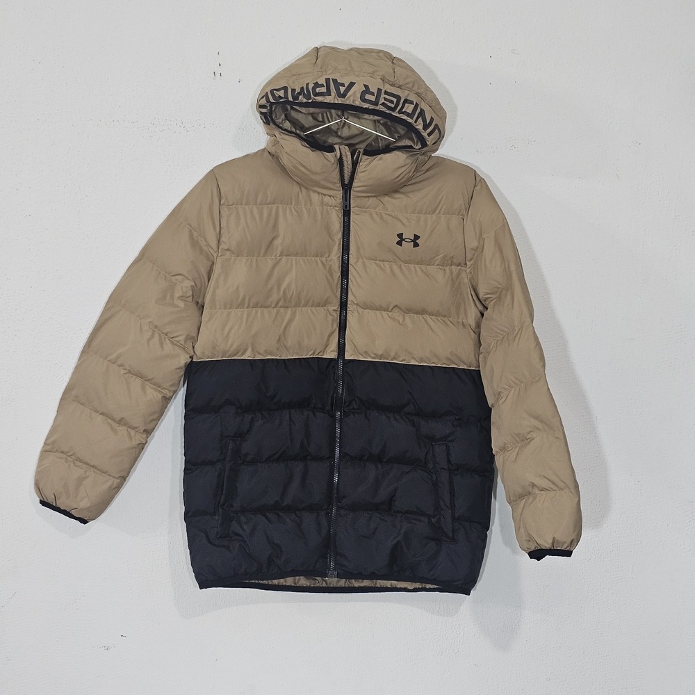 Under Armour Pronto Colorblock Boys' Puffer Jacket sz XL Youth  Big kids
